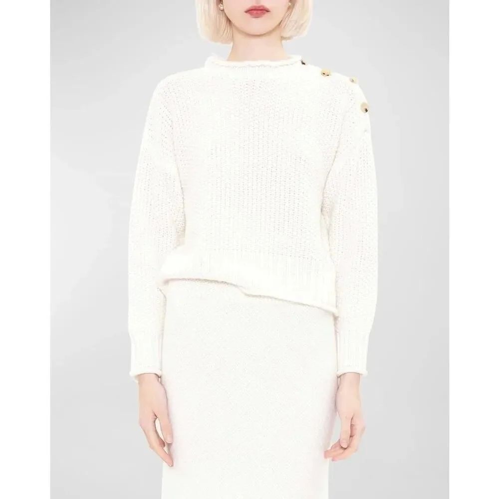 Arch4 London IVORY Cornelia cashmere sweater M